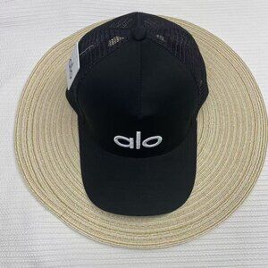 NWT ALO Yoga District Embroidered Trucker Hat